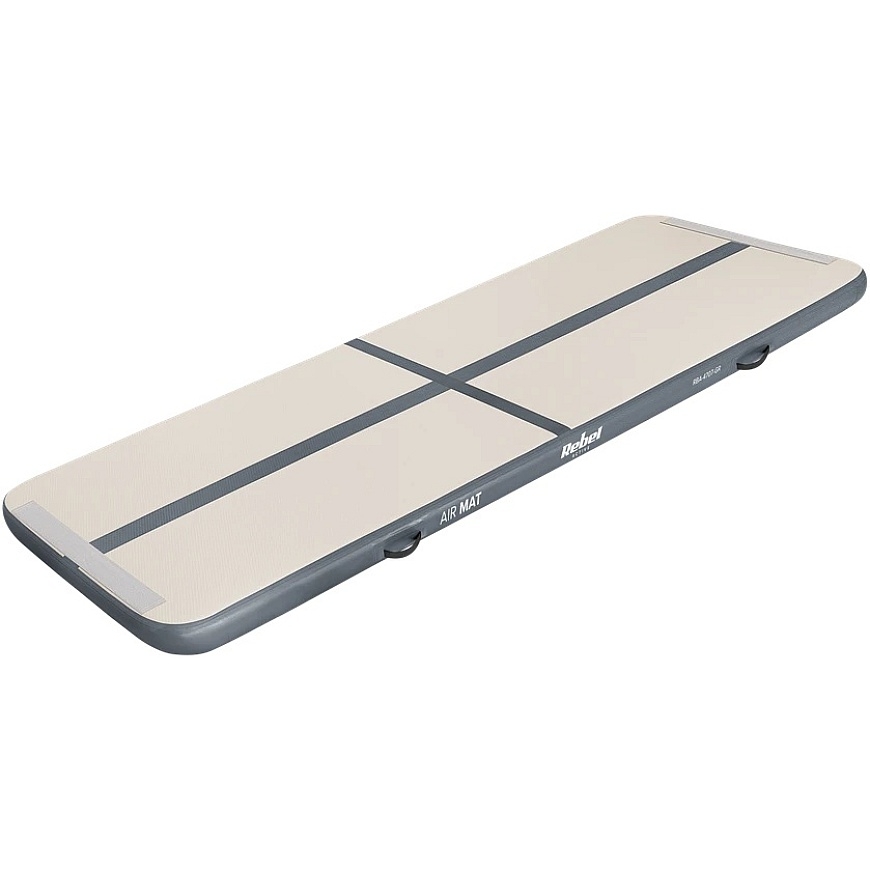 Airtrack REBEL 300x100x10 gimnastikos ir akrobatikos takelis - pilkas – 2