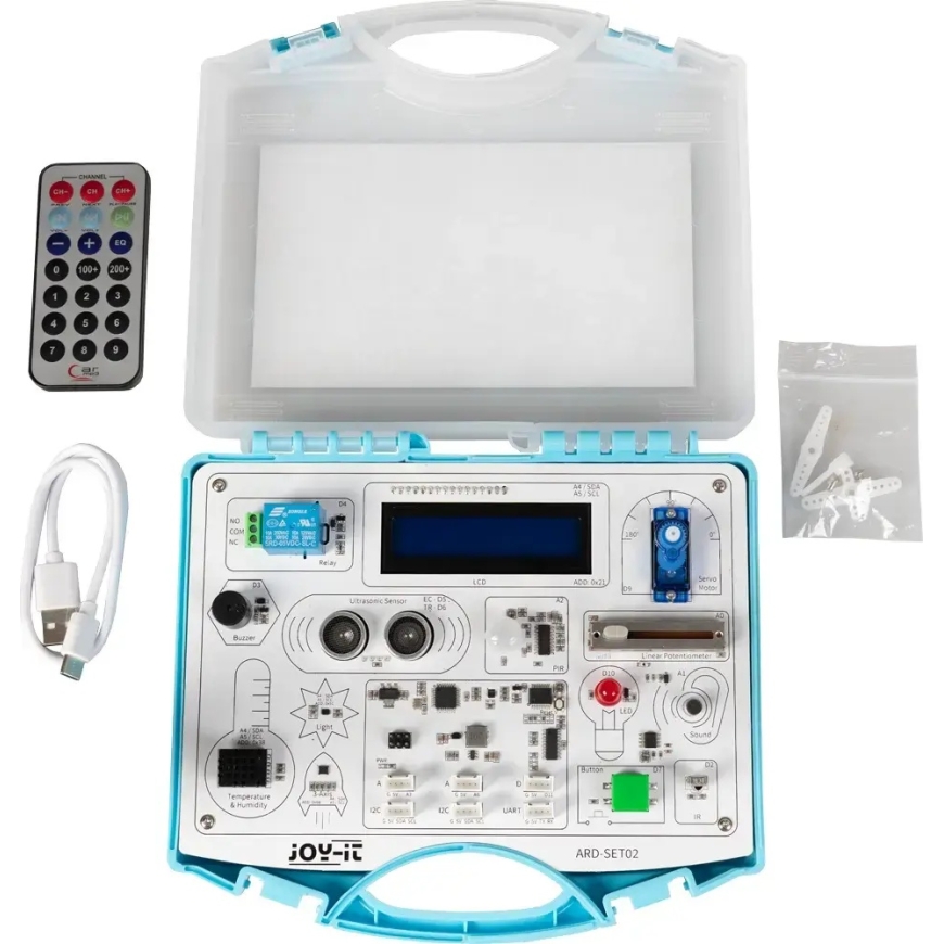 Izglītojošais mikrokontrolleru komplekts "Viss vienā" (saderīgs ar Arduino) JOY-IT