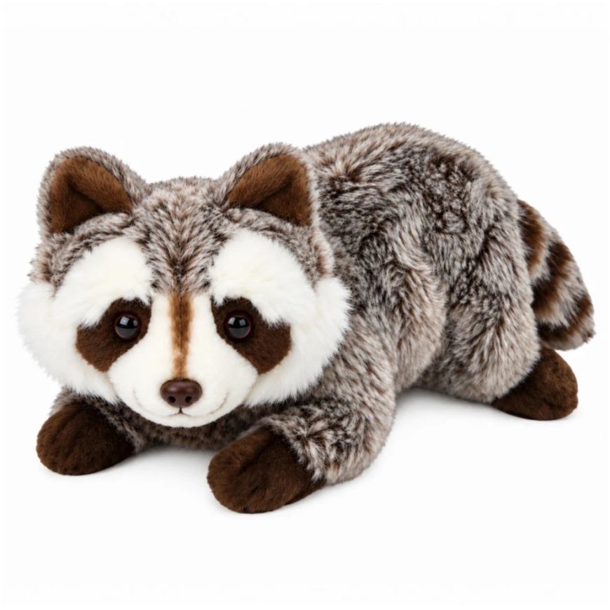 Lean Toys Plush Toy - Raccoon, 41 cm – 5