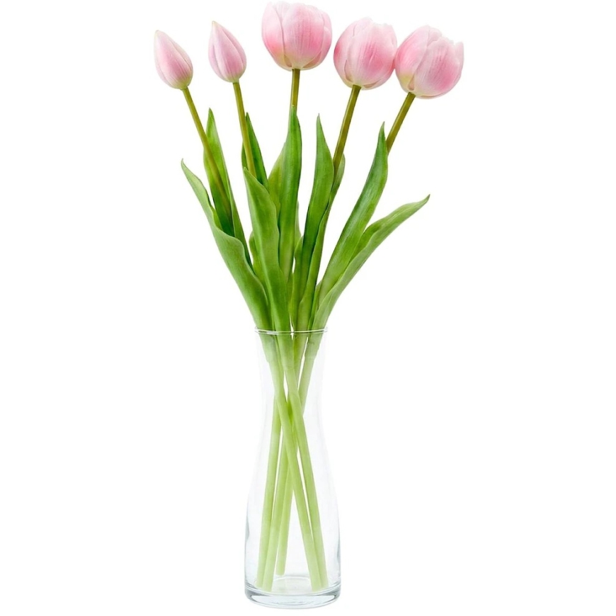 Saska Garden roosad pojengid tulpidega 39 cm dekoratsioon – 3