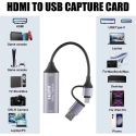 Ligawo PREMIUMCORD 4K@60Hz HDMI video/audio signāla ierakstīšanas adapters datoram ar USB3.0 un USB-C savienojumu (ku2grab9) Ligawo PREMIUMCORD 4K@60Hz HDMI video/audio signāla ierakstīšanas adapters datoram ar USB3.0 un USB-C savienojumu (ku2grab9)