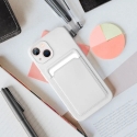 Card raamatutüüpi telefoni ümbris iPhone 16 Plus valge Card raamatutüüpi telefoni ümbris iPhone 16 Plus valge