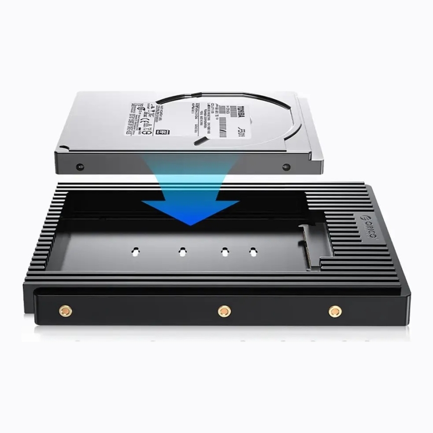 Orico D2SS-6G diskdziņa adapteris 2.5" uz 3.5" - melns – 3