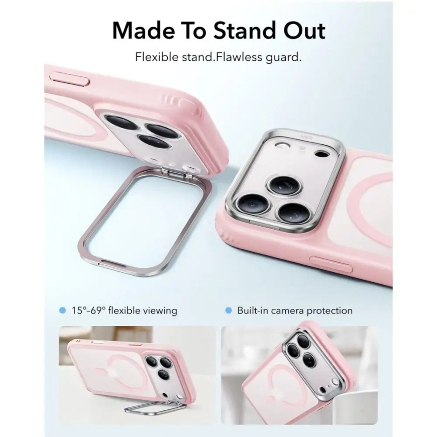 ESR CLASSIC HYBRID KICKSTAND MAGSAFE IPHONE 17 PRO / 18 PRO KATEKULLAH ROOSA – 3