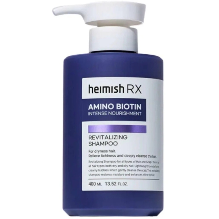 Heimish RX Amino Biotin Revitalizing Šampoon kõikidele juuksetüüpidele, 400 ml