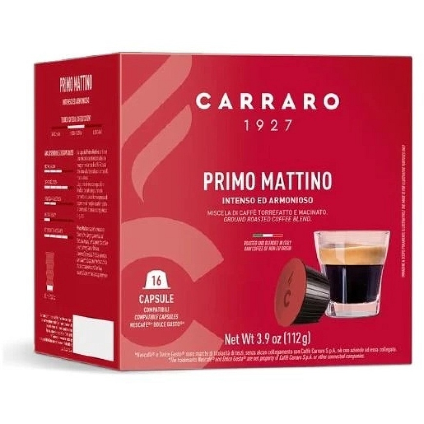 Kafijas kapsulas Carraro Primo Mattino CR52CNP16, 16 gb.