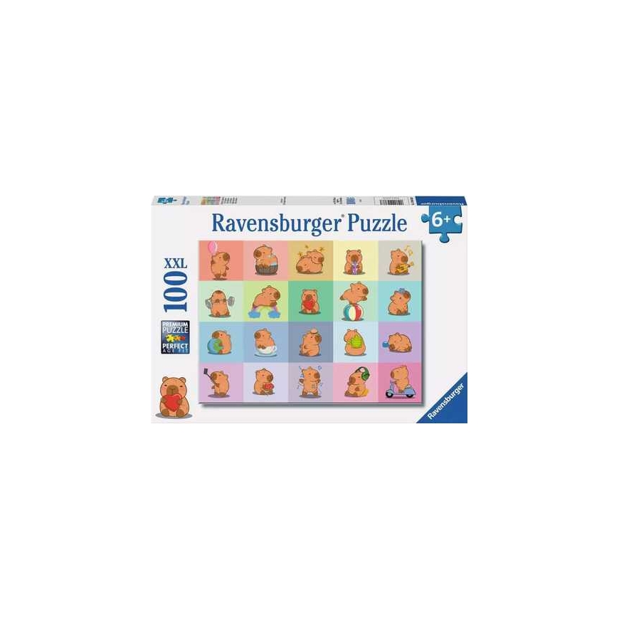RAVENSBURGER Пазл Капибара, 100 дет., 12004386 7