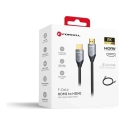 Cable HDMI 2.1 Forcell Cafule 8K 60Hz / 4K 120Hz – Ultra High Speed, HDR, eARC, VRR, 48Gbps 5 m black Cable HDMI 2.1 Forcell Cafule 8K 60Hz / 4K 120Hz – Ultra High Speed, HDR, eARC, VRR, 48Gbps 5 m black