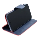 FANCY Grāmatu maciņš XIAOMI Redmi Note 14 PRO 5G / 14 PRO PLUS 5G sarkans / tumši zils FANCY Grāmatu maciņš XIAOMI Redmi Note 14 PRO 5G / 14 PRO PLUS 5G sarkans / tumši zils