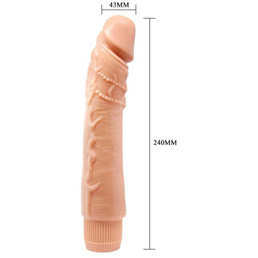 BAILE - DYBBUK REALISTAS VIBRATORIAUS 24 CM MŪSNAS – 2