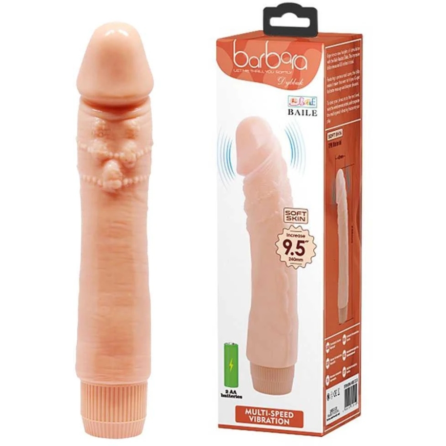 BAILE - DYBBUK REALISTLIK VIBRATOR 24 CM MUD – 4