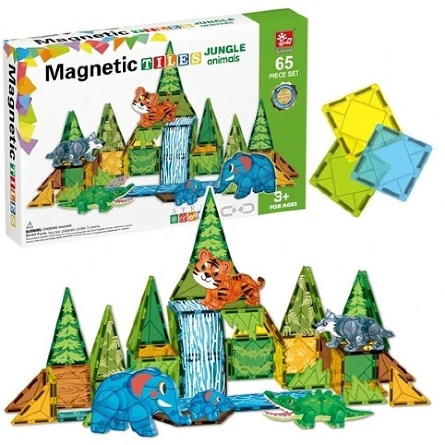 Trifox magnetilised plokid džunglis 65 tk A-1540 91561