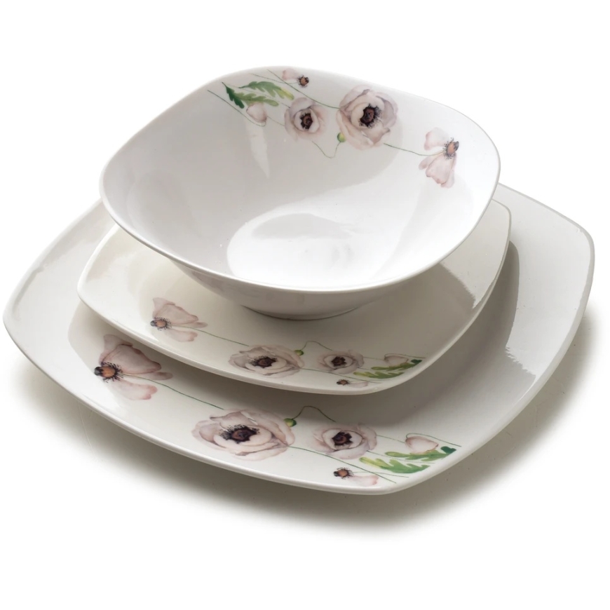 Affek Design LEA Roosa õhtusöögikomplekt 18-osaline kauss 16,5 cm 500 ml / 18 cm / 24 cm – 3