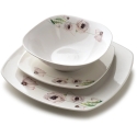 Affek Design LEA Rožinis pietų rinkinys 18 dalių dubenėlis 16,5 cm 500 ml / 18 cm / 24 cm Affek Design LEA Rožinis pietų rinkinys 18 dalių dubenėlis 16,5 cm 500 ml / 18 cm / 24 cm