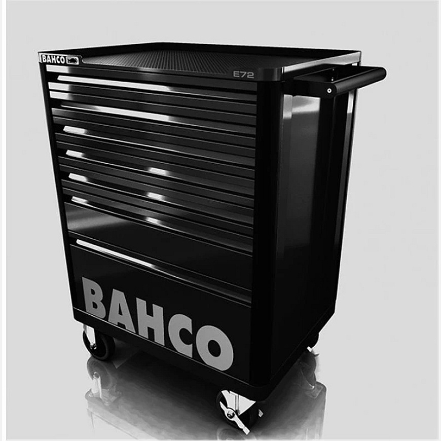 7-ящичный инструментальный тележка черный Bahco [1472K7BLACK]