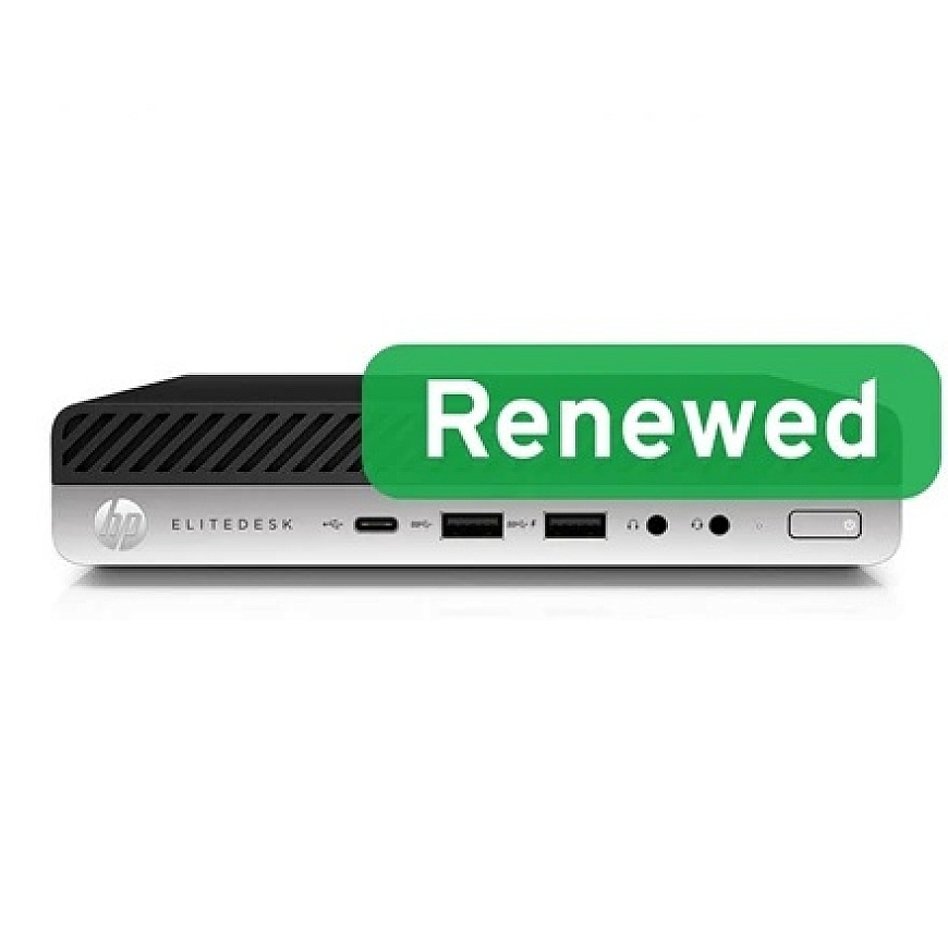 HP Renewed | A-kvaliteet | EliteDesk 800 G5 Desktop Mini | Intel Core I5-9500 | 8GB | UHD Graphics 630 | 512 GB | WiFi | Windows
