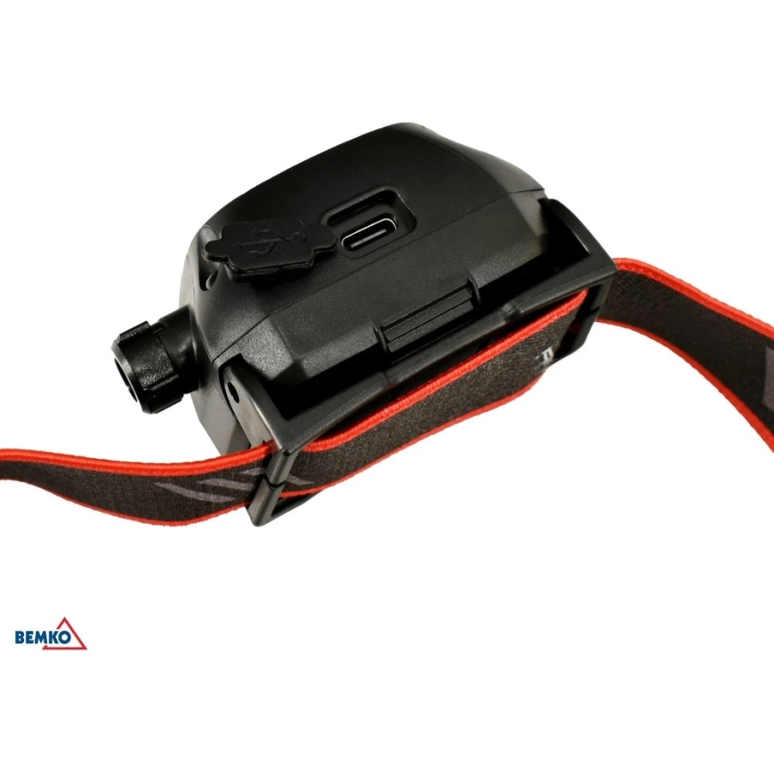 Универсальный светодиодный фонарик BEMKO с аккумулятором 6500K 1200mAh IP44 – 3