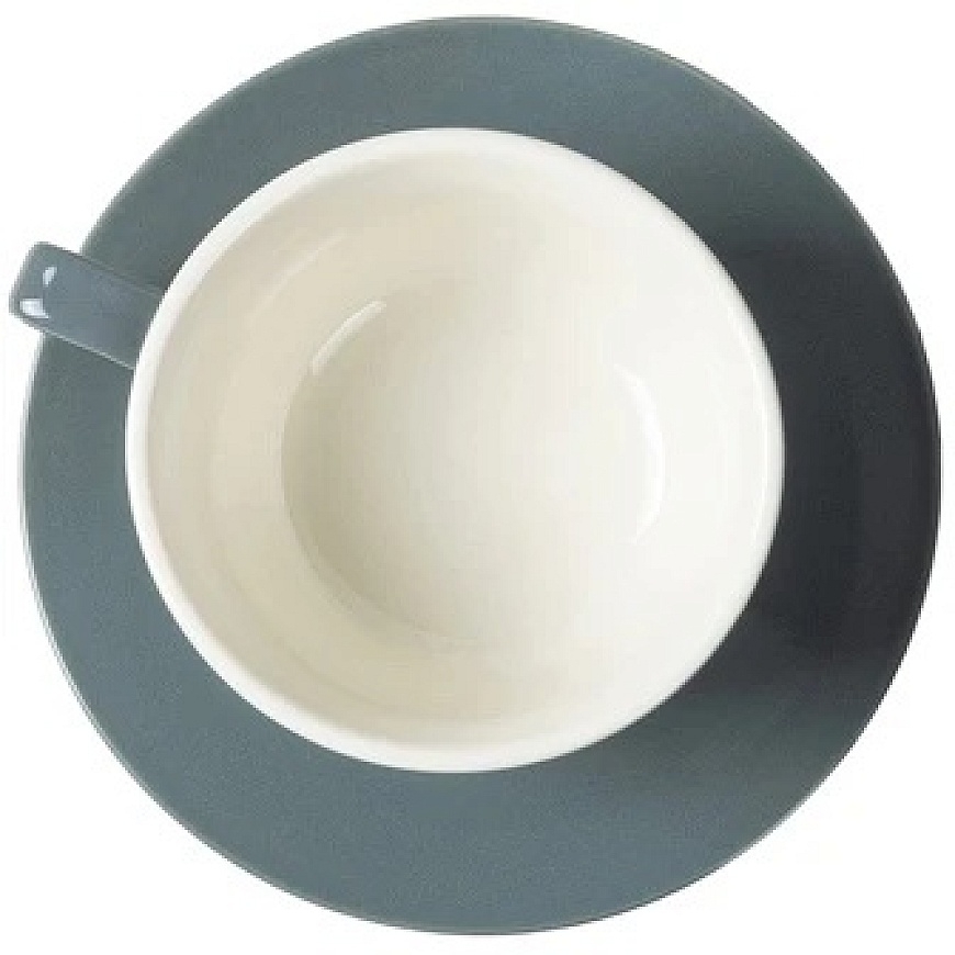Espresso Gear - Latte cup with saucer Peakabrew gray 350 ml