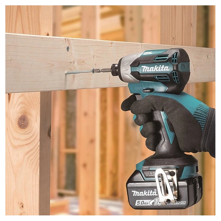 Makita DTD158RFJ Akutyyppinen iskuporakone, 18 V, 2x5,0 Ah 170 Nm, LED, BL-moottori, MAKPACK – 2