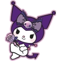Sanrio Hello Kitty Kuromi 3D подушка Sanrio Hello Kitty Kuromi 3D подушка