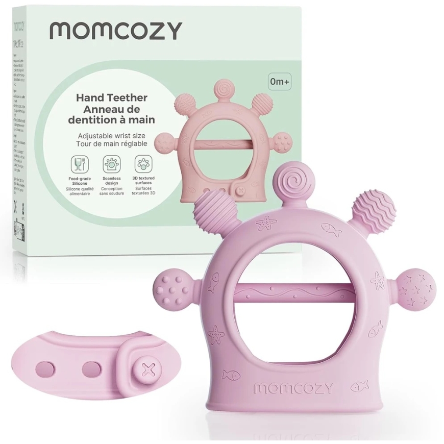 MOMCOZY SILIKOONIST HAMBAKATE KODULE LAPSELE, ROOSA
