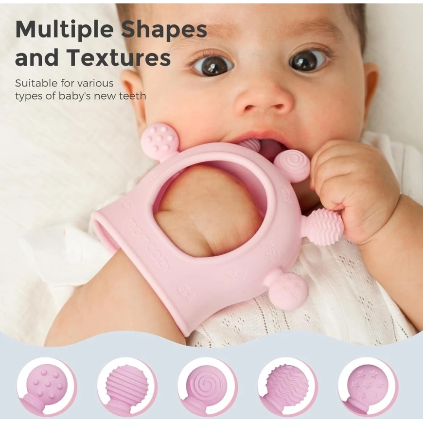 MOMCOZY SILIKOONIST HAMBAKATE KODULE LAPSELE, ROOSA – 3