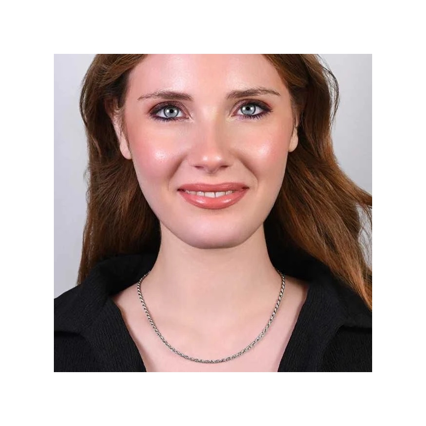 Luca Barra Elegant Stainless Steel Women's Necklace "Valis CK2115" – 3