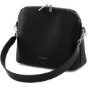 Vuch Women's Leather Shoulder Backpack Marcia Black Vuch Women's Leather Shoulder Backpack Marcia Black