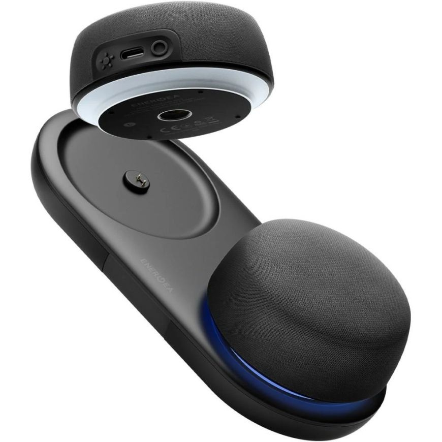 Двойные "Bluetooth" колонки Energea Magaudio Aura с док-станцией, черные – 2