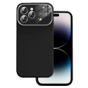 Soft Silicone Lens чехол для телефона iPhone 15 Plus чёрный