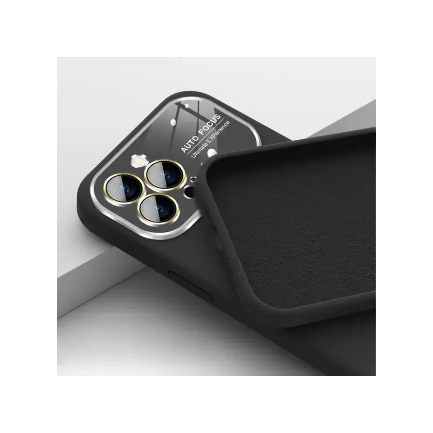 Soft Silicone Lens чехол для телефона iPhone 15 Plus чёрный – 2