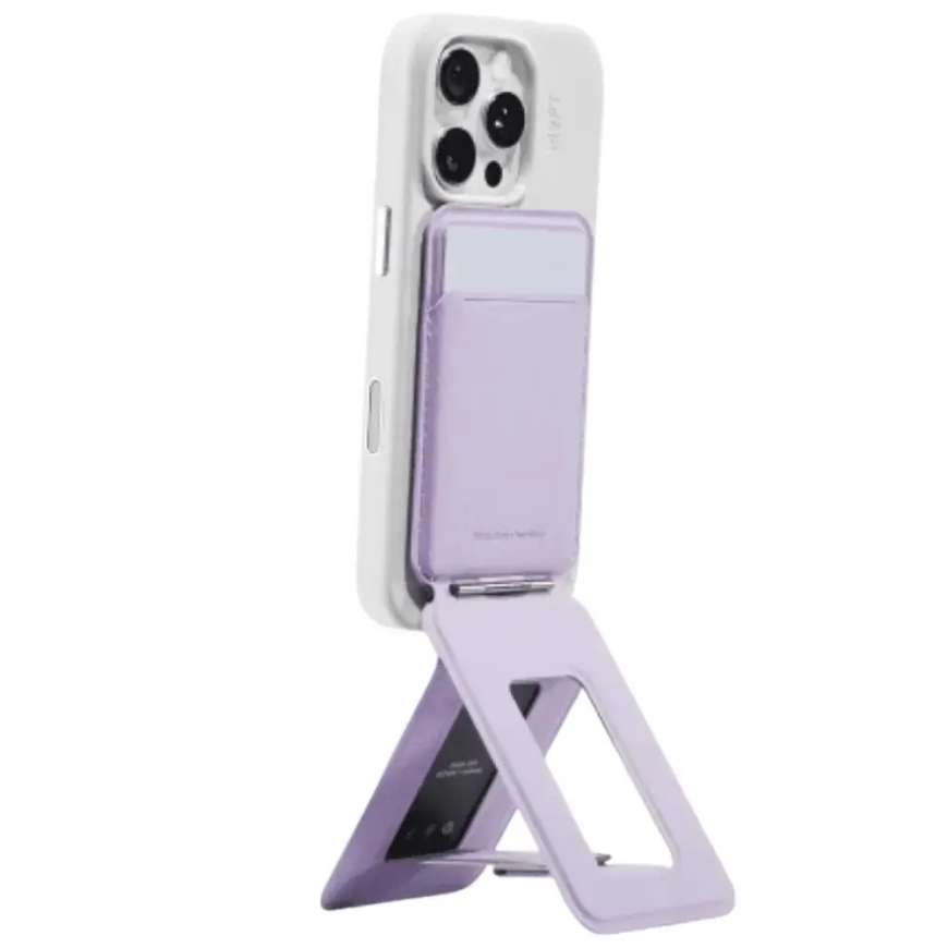 Magnetic stand with wallet for smartphone Moft Movas Tripod MagSafe purple – 2