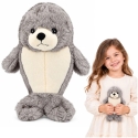 Lean Toys Plush Toy - cute seal, 25 × 13 × 13 cm Lean Toys Plush Toy - cute seal, 25 × 13 × 13 cm