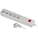 Plastrol Prailgintuvas nesusukamas su penkiaviete kištukine rozete su 2-poliu jungikliu, su laidu ir apsauga nuo viršįtampių Plastrol Prailgintuvas nesusukamas su penkiaviete kištukine rozete su 2-poliu jungikliu, su laidu ir apsauga nuo viršįtampių