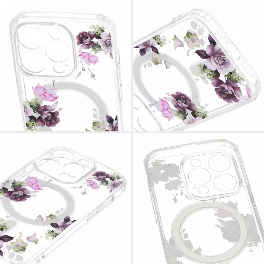 Tel Protect Flower telefono dėklas su MagSafe palaikymu iPhone 13 daugiaspalvis – 5