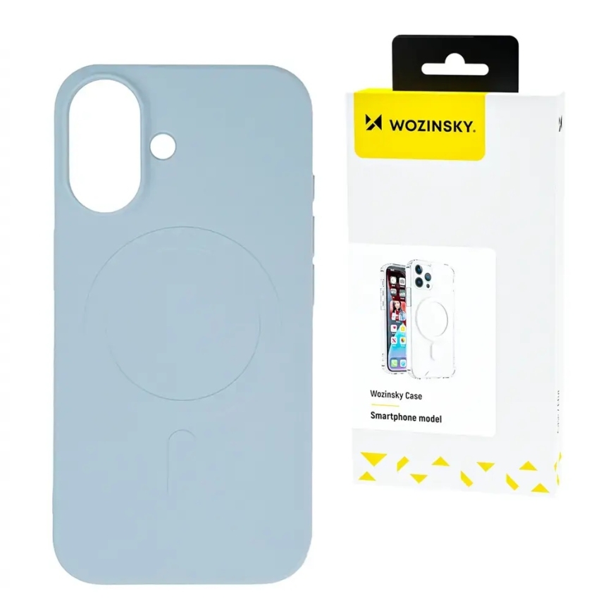 Wozinsky Silicone чехол с поддержкой MagSafe для телефона Samsung Galaxy S25 (S931) синий