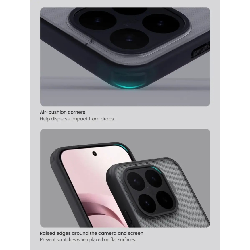Nillkin Super Frosted PRO galinis dangtelis Xiaomi 17T juodas – 4