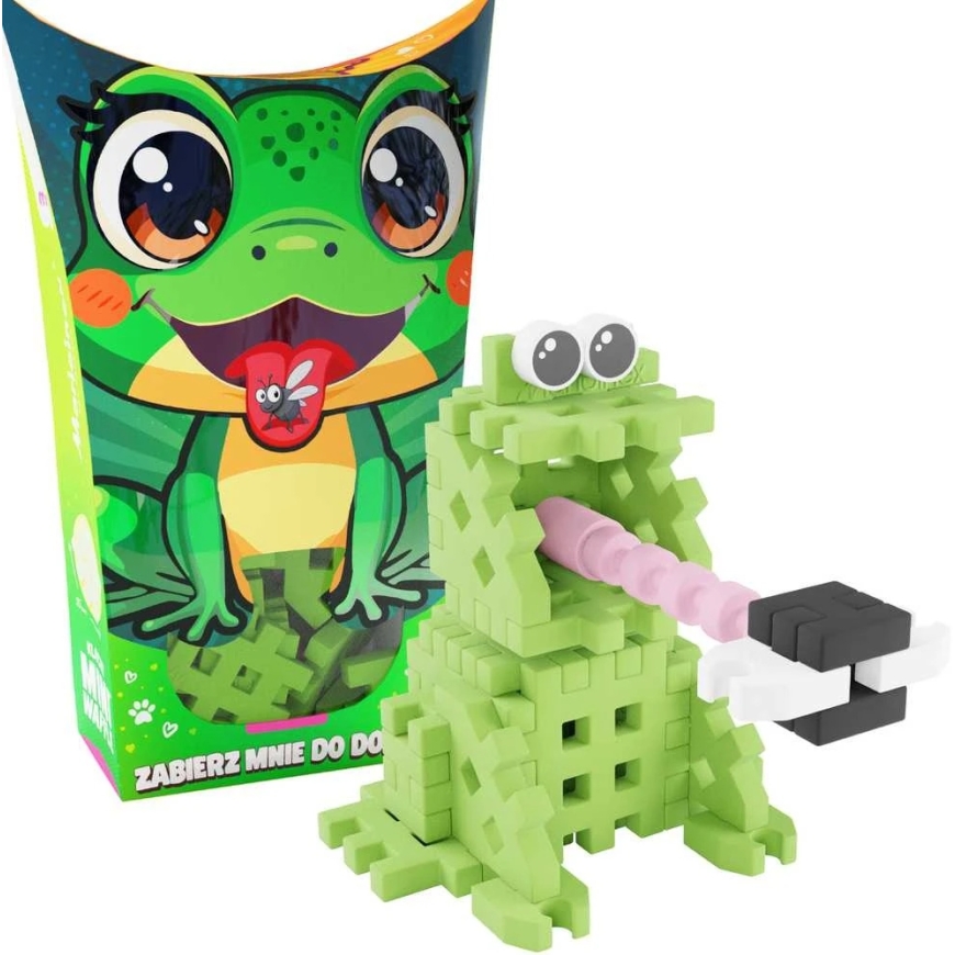 Marioinex Ehitusklotsid Mini Waffle Tasku Loomad Konn – 4