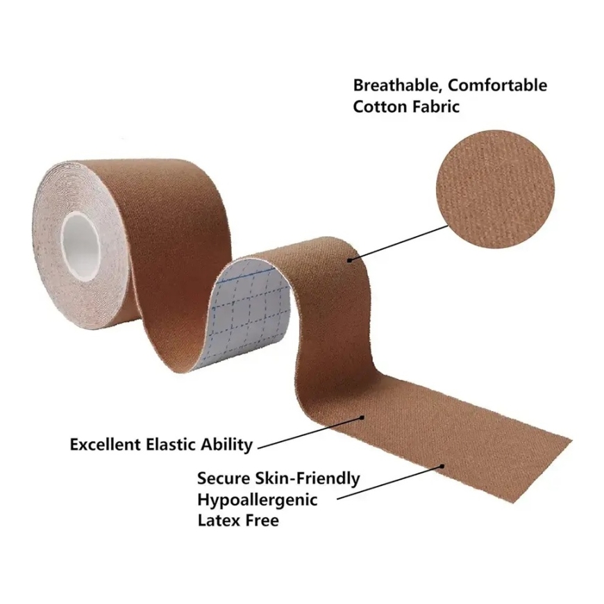 Kinesiology-nauha, 5 cm x 5 m violetti – 4