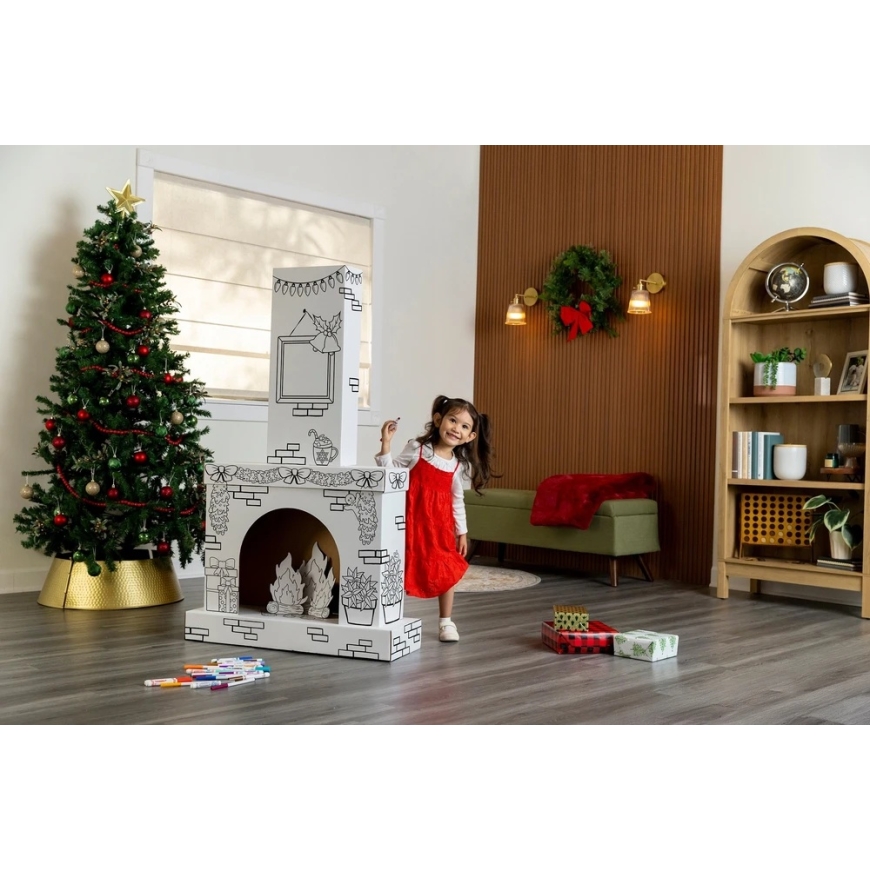 Fellowes Žaidimų namelis christmas fireplace/100143948 – 3