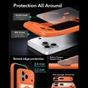 ESR Classic Hybrid telefono dėklas su MagSafe palaikymu iPhone 17 Pro Max | iPhone 18 Pro Max oranžinis ESR Classic Hybrid telefono dėklas su MagSafe palaikymu iPhone 17 Pro Max | iPhone 18 Pro Max oranžinis