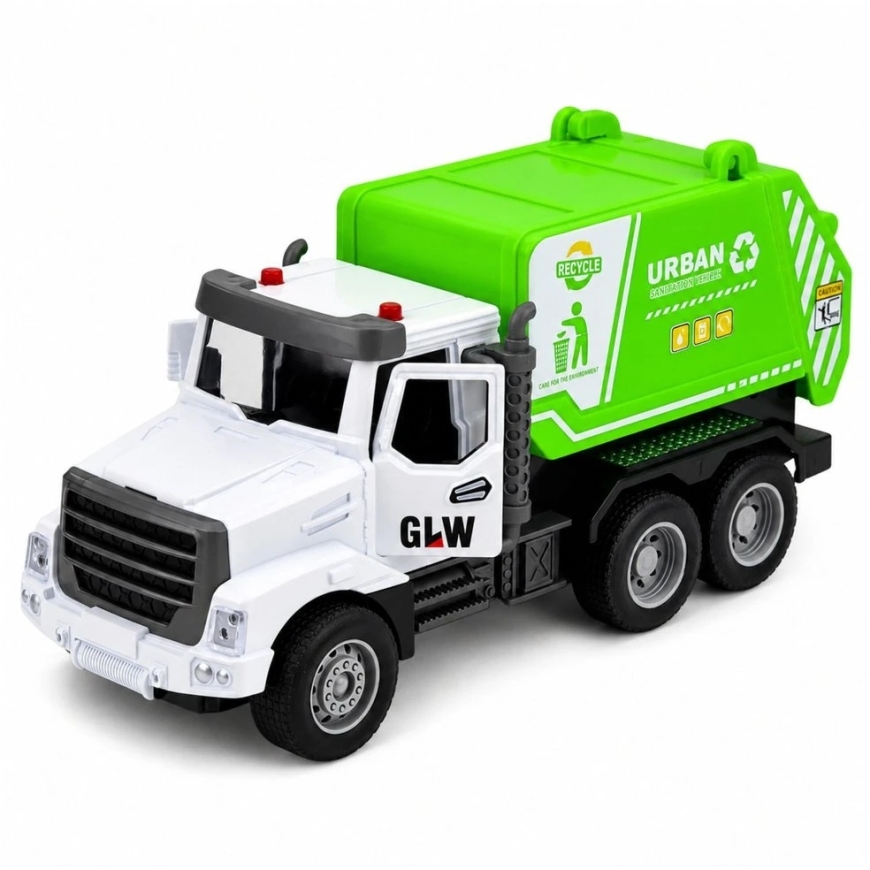 Lean Toys Komunalinių tarnybų automobilis su šviesos ir garso efektais, 1:46 – 4