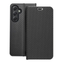 LUNA Book Carbon -kirjatyyppinen puhelinsuojus Samsung Galaxy A54 5G:lle (A546) musta LUNA Book Carbon -kirjatyyppinen puhelinsuojus Samsung Galaxy A54 5G:lle (A546) musta