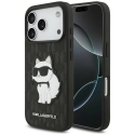 Karl Lagerfeld Saffiano Mono Patch Choupette Case for iPhone 18 Pro / 17 Pro Black Karl Lagerfeld Saffiano Mono Patch Choupette Case for iPhone 18 Pro / 17 Pro Black