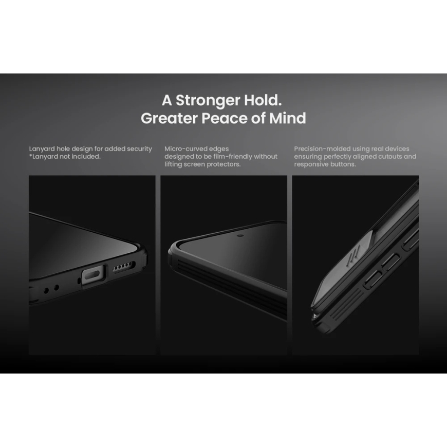 Nillkin CamShield PRO cieta vāka Xiaomi 17T caurspīdīgs melns – 4