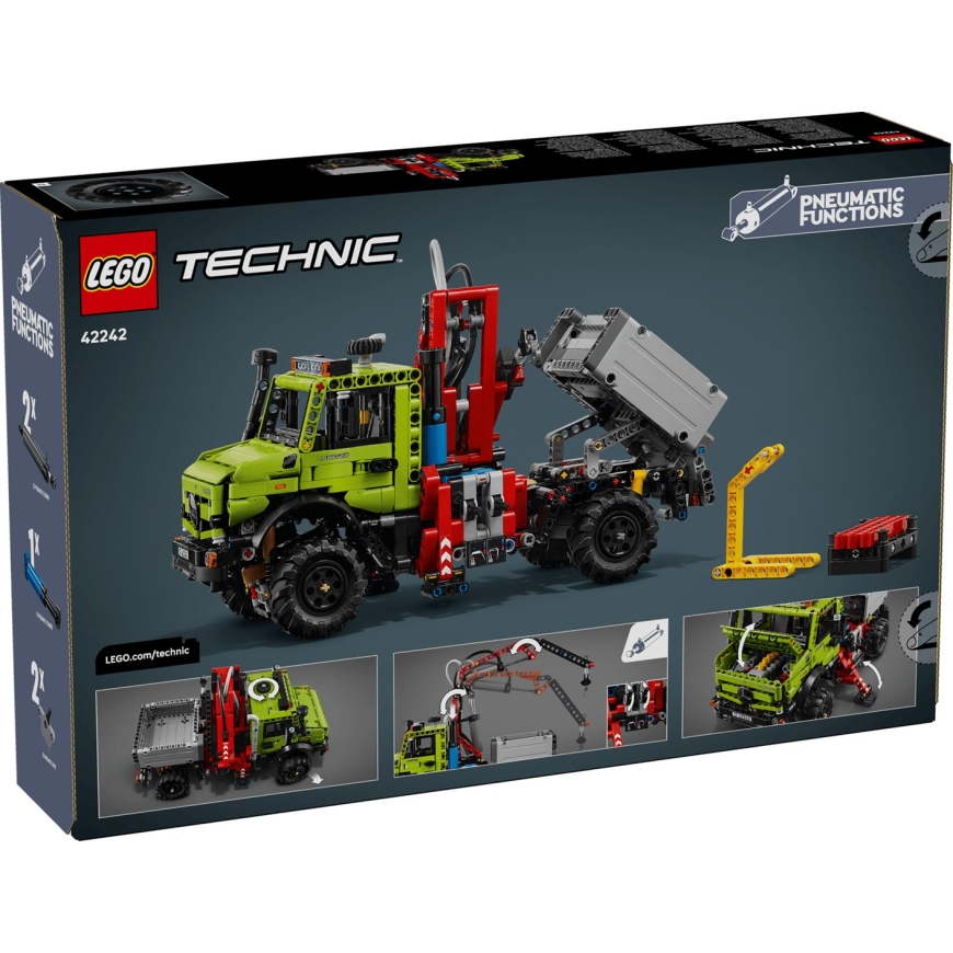 LEGO TECHNIC 42242 Mercedes-Benz Unimog U 5023 su kranu – 2