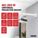 Maclean Wall-Mounted Projector Bracket/Hanger, White, up to 20 kg, MC-205 W Maclean Wall-Mounted Projector Bracket/Hanger, White, up to 20 kg, MC-205 W