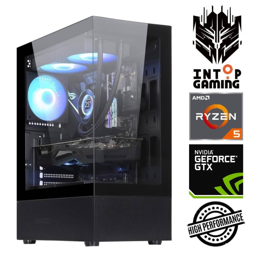 INTOP Ryzen 5 5500F 32GB 250SSD M.2 NVME GTX1650 4GB no-OS
