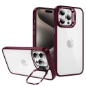 Tel Protect Kickstand telefono dėklas su stovu (dėklas + kameros stiklas) iPhone 15 Plus raudonas Tel Protect Kickstand telefono dėklas su stovu (dėklas + kameros stiklas) iPhone 15 Plus raudonas