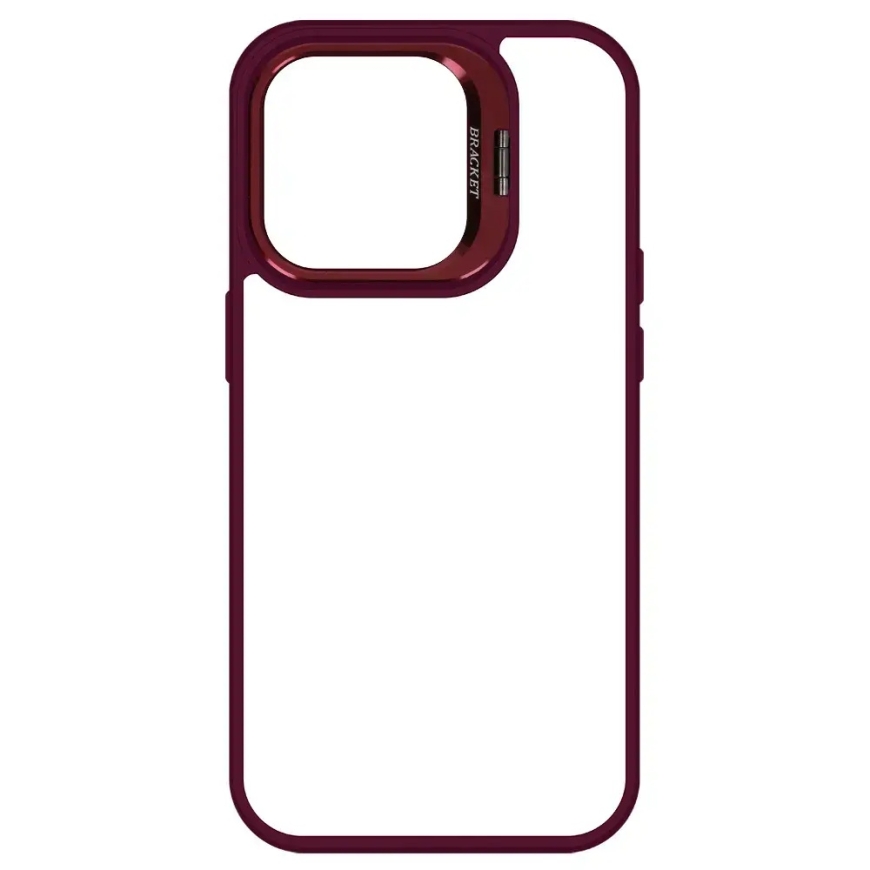 Tel Protect Kickstand telefoni ümbris alusega (ümbris + kaamera klaas) iPhone 15 Plus punane – 5